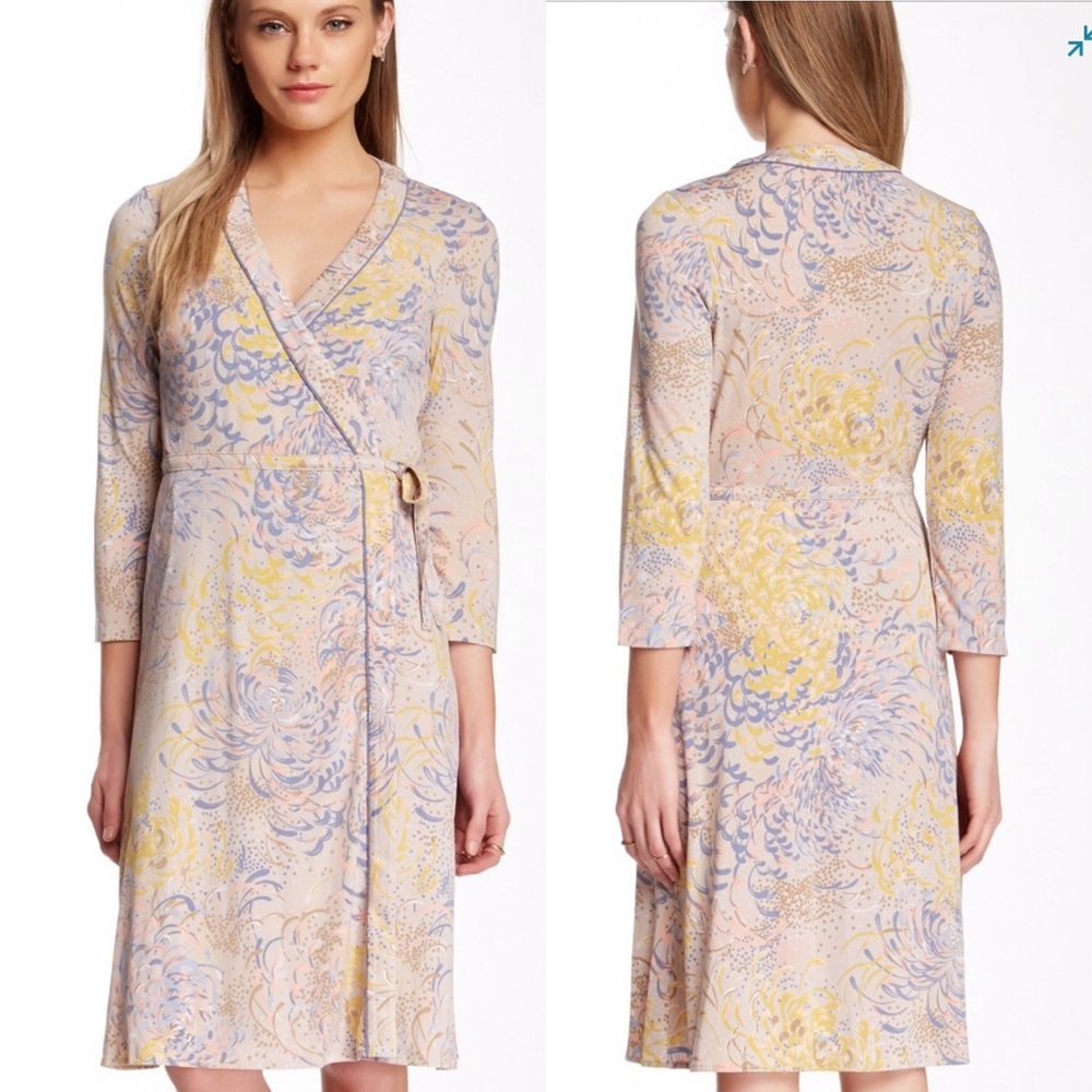 BCBG Jersey wrap dress medium